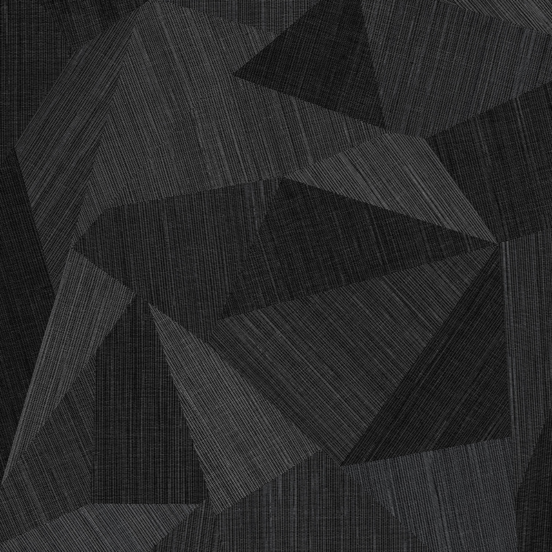 Donkergrijze geometrische patchwork-tapijttextuur ABA Click Vinyl-plankenvloeren