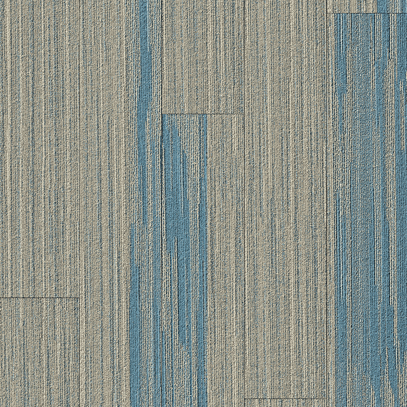 Grijsblauw lineair gestreept tapijttextuur ABA Click Vinyl plankenvloeren